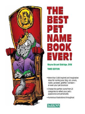 cover image of The Best Pet Name Book Ever!